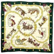 Pre-owned Silk scarves Hermès Vintage , Multicolor , Dames