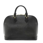 Pre-owned Leather louis-vuitton-bags Louis Vuitton Vintage , Black , D...