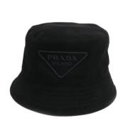 Pre-owned Cotton hats Prada Vintage , Black , Unisex