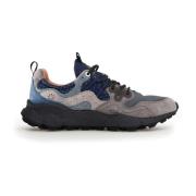 Blauw Grijs Sneakers Yamano 3 Stijl Flower Mountain , Multicolor , Her...