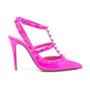 Fuchsia Hak Sandalen Valentino Garavani , Pink , Dames