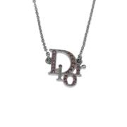 Pre-owned Metal dior-jewelry Dior Vintage , Gray , Dames