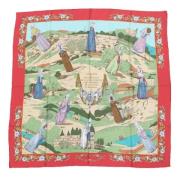 Pre-owned Silk scarves Hermès Vintage , Multicolor , Dames