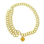 Pre-owned Metal chanel-jewelry Chanel Vintage , Yellow , Dames