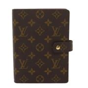 Pre-owned Canvas home-office Louis Vuitton Vintage , Brown , Dames