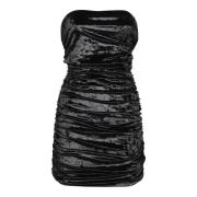 Zwarte Elegante Jurk voor Vrouwen Amen , Black , Dames