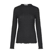 KimoraMD Lange Mouw Top Modström , Black , Dames