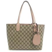 Pre-owned Canvas gucci-bags Gucci Vintage , Beige , Dames