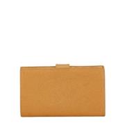 Pre-owned Leather wallets Chanel Vintage , Beige , Dames