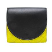 Pre-owned Leather wallets Bottega Veneta Vintage , Yellow , Dames