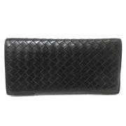 Pre-owned Leather wallets Bottega Veneta Vintage , Brown , Dames