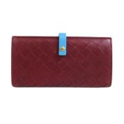 Pre-owned Leather wallets Bottega Veneta Vintage , Brown , Dames