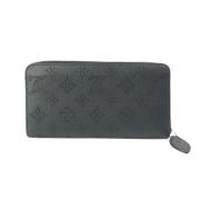 Pre-owned Leather wallets Louis Vuitton Vintage , Black , Dames