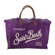 Stijlvolle Tassen Collectie MC2 Saint Barth , Purple , Dames