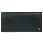 Pre-owned Leather wallets Cartier Vintage , Black , Heren