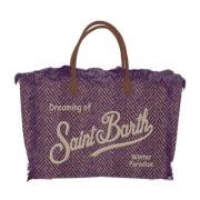 Stijlvolle Tassen Collectie MC2 Saint Barth , Purple , Dames