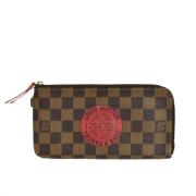 Pre-owned Canvas wallets Louis Vuitton Vintage , Brown , Dames