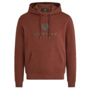 Handtekening Sweatshirt Hoodie Diep Koper Belstaff , Red , Heren