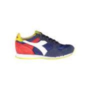 Blauwe Contrasterende Vetersneakers Diadora , Multicolor , Dames