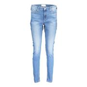 Exclusieve Modieuze Broek Jeans Calvin Klein , Blue , Dames