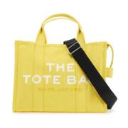 Canvas Tote Tas met Verstelbare Band Marc Jacobs , Yellow , Dames