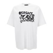 T-shirts en Polos Versace Jeans Couture , White , Heren