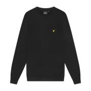 Grafische Crew Neck Sweatshirt Lyle & Scott , Black , Heren