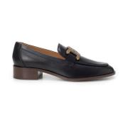 Zwarte leren loafers voor vrouwen Tod's , Black , Dames