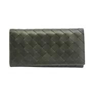 Pre-owned Leather wallets Bottega Veneta Vintage , Black , Dames