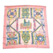 Pre-owned Silk scarves Hermès Vintage , Multicolor , Dames