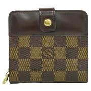 Pre-owned Canvas wallets Louis Vuitton Vintage , Brown , Dames