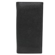 Pre-owned Leather wallets Bvlgari Vintage , Black , Heren