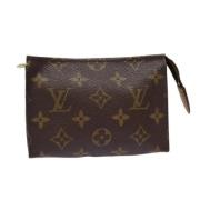 Pre-owned Canvas pouches Louis Vuitton Vintage , Brown , Dames