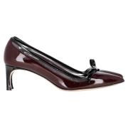 Pre-owned Leather heels Miu Miu Pre-owned , Brown , Dames