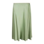 Groene Viscose Rok Gemaakt in Italië N21 , Green , Dames