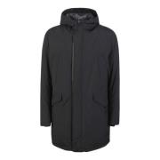 Moderne Laminar Base Parka Herno , Black , Heren