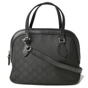 Pre-owned Canvas gucci-bags Gucci Vintage , Black , Dames