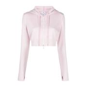 Roze Sweatshirt met Capuchon Courrèges , Pink , Dames