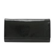 Pre-owned Leather wallets Cartier Vintage , Black , Heren