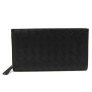 Pre-owned Leather wallets Bottega Veneta Vintage , Black , Dames