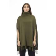 Kleding Poncho Alpha Studio , Green , Dames