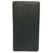 Pre-owned Leather wallets Louis Vuitton Vintage , Black , Dames