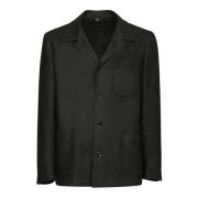 Groene Blazer voor Mannen Aw24 Dell'oglio , Green , Heren