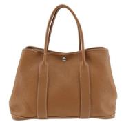 Pre-owned Leather handbags Hermès Vintage , Brown , Dames