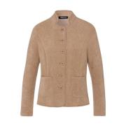 Elegant Blazer NOS Strick Frank Walder , Brown , Dames