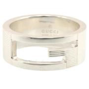 Pre-owned Silver rings Gucci Vintage , Gray , Dames