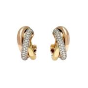 Pre-owned Yellow Gold earrings Cartier Vintage , Yellow , Dames