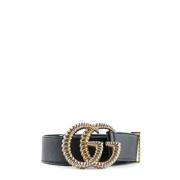 Pre-owned Leather belts Gucci Vintage , Black , Dames