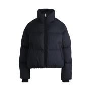 Navy Gewatteerde Parisy Jas Hugo Boss , Blue , Dames