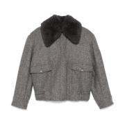 Stijlvolle Jassen Collectie Stella McCartney , Gray , Dames